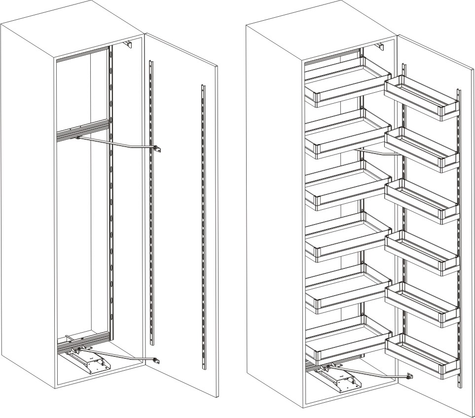Glass Pantry Unit thumbnail 2