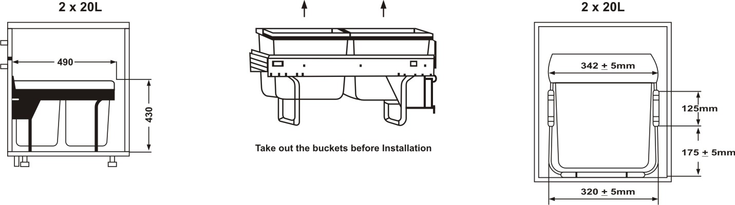 Waste Bin Pull Out thumbnail 4