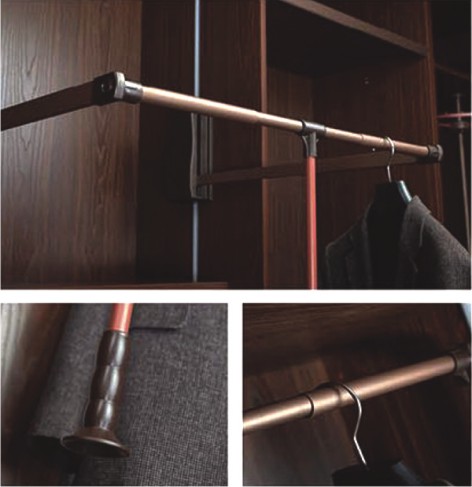 Pull Down Hanger (Silver Black Finish) thumbnail 2